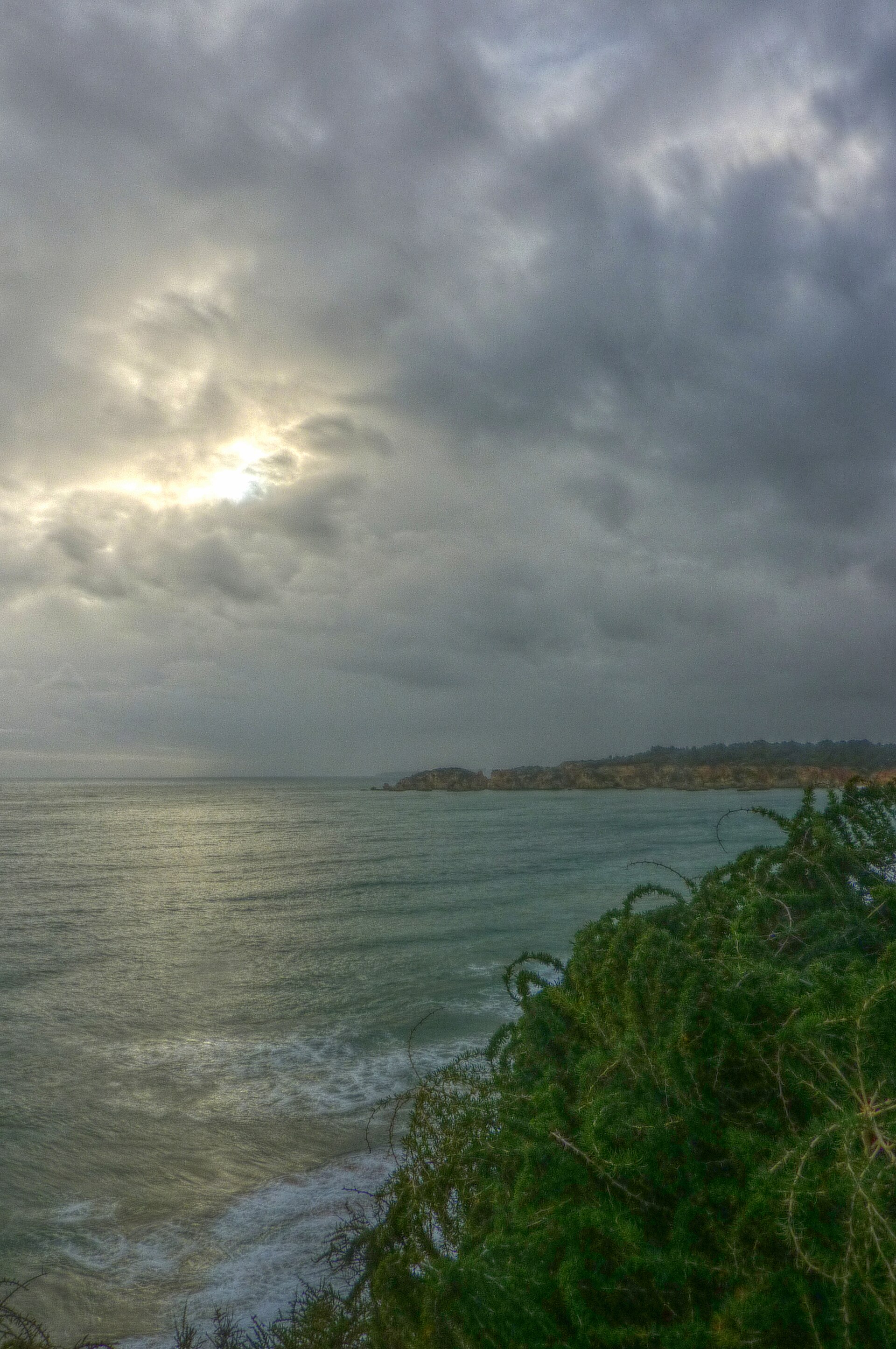 The Algarve coast at sunset, Portugal